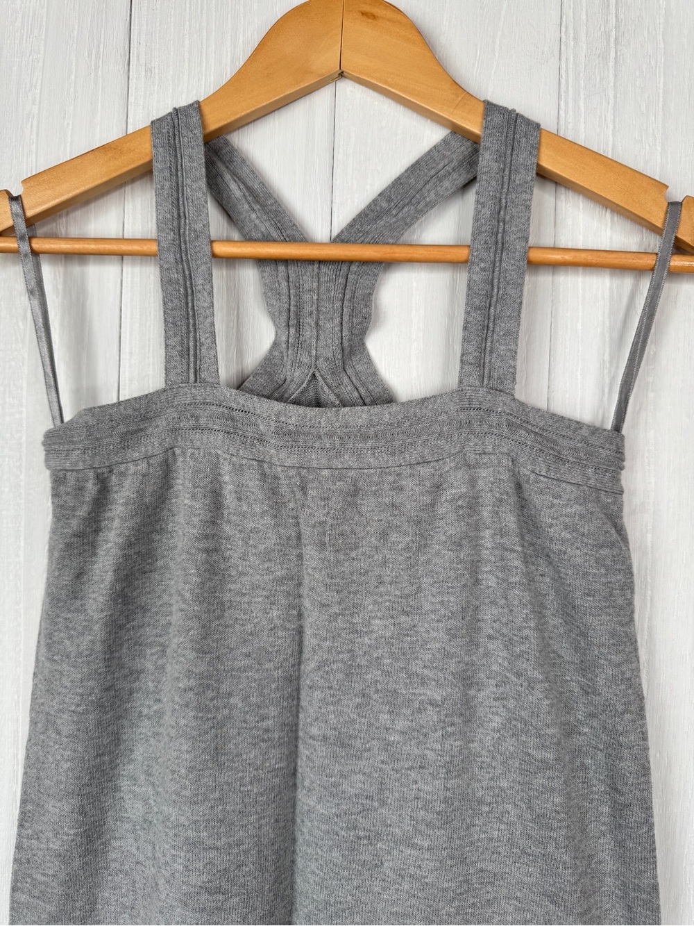 Diesel Vintage Grey Knit Tank Dress | 100% Cotton Y2k View 6